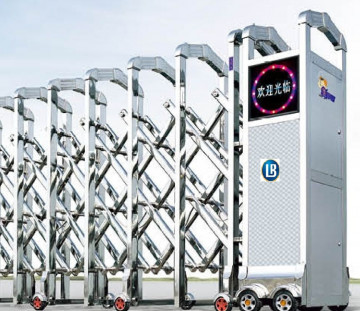 Cổng Xếp Inox Bền Bỉ An Toàn Cho Logistics LB-441
